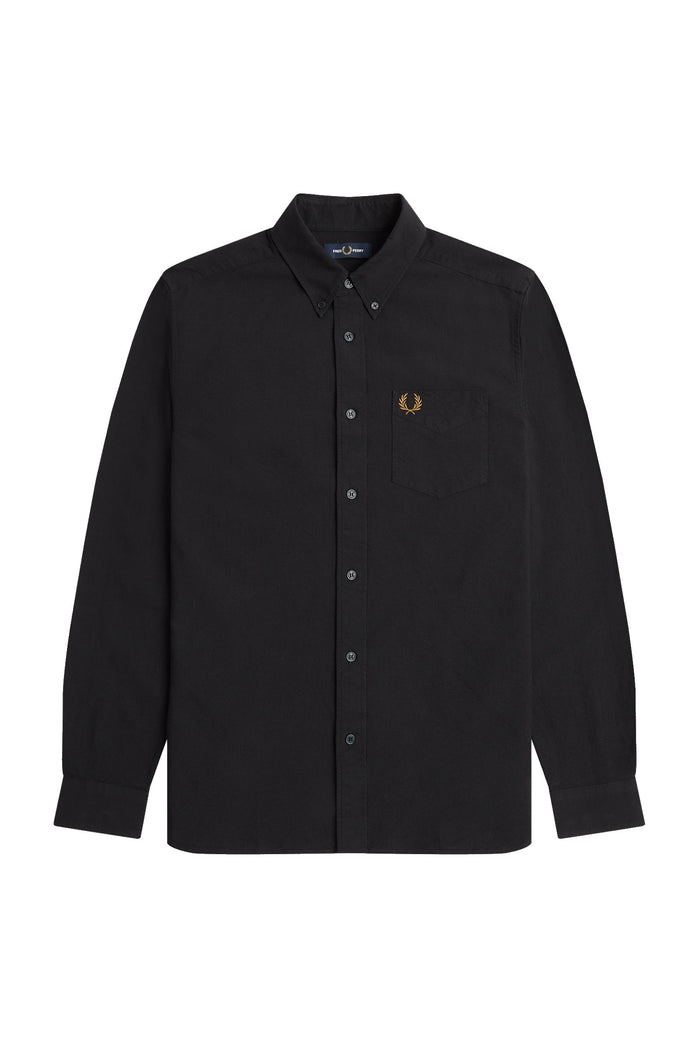 Fred Perry Oxford Shirt Black