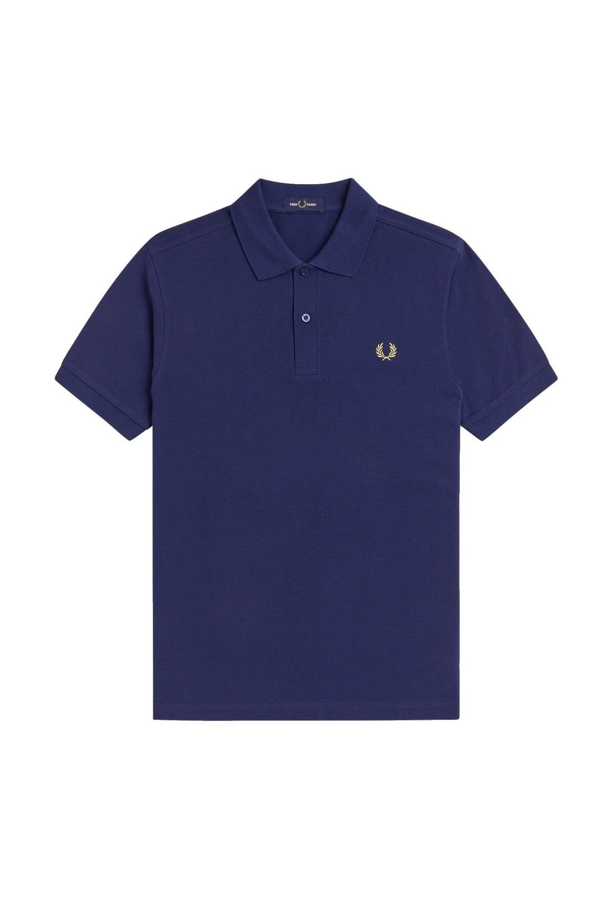 Fred Perry Slim Fit Plain Polo French Navy / Citron