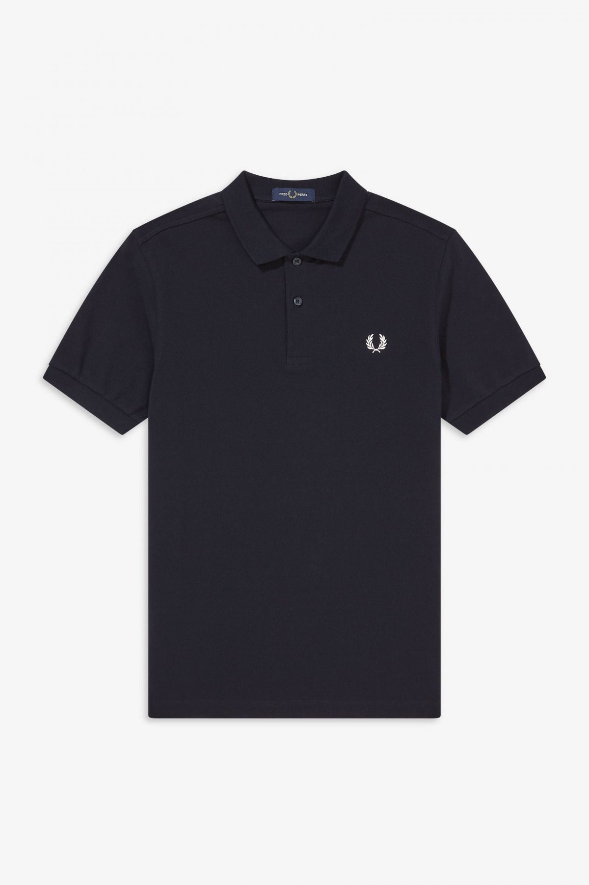 Fred Perry Slim Fit Plain Polo Navy