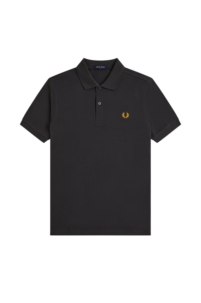 Fred Perry Slim Fit Plain Polo Anchor Grey / Golden