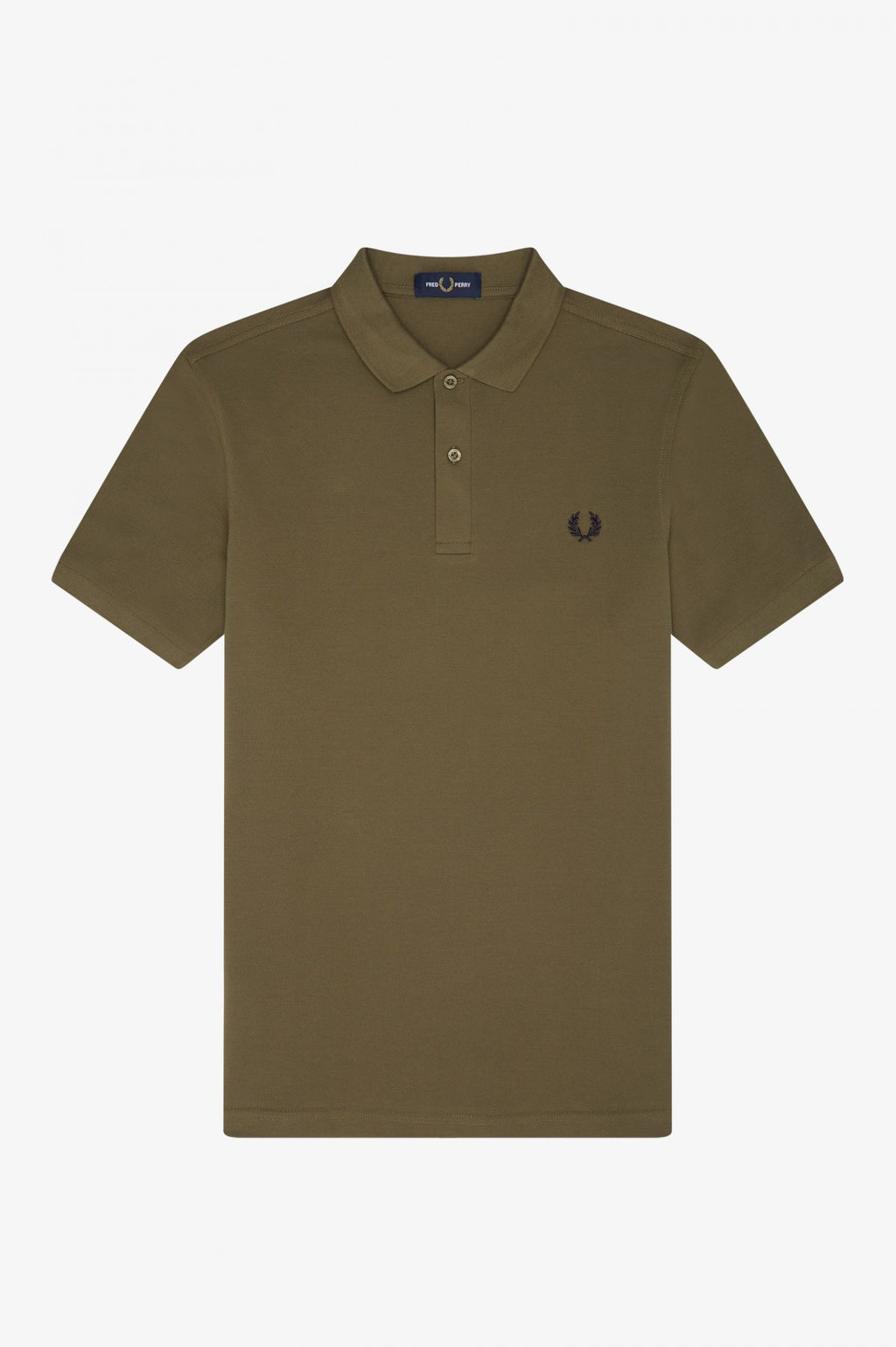 Fred Perry Slim Fit Plain Polo Uniform Green / Black