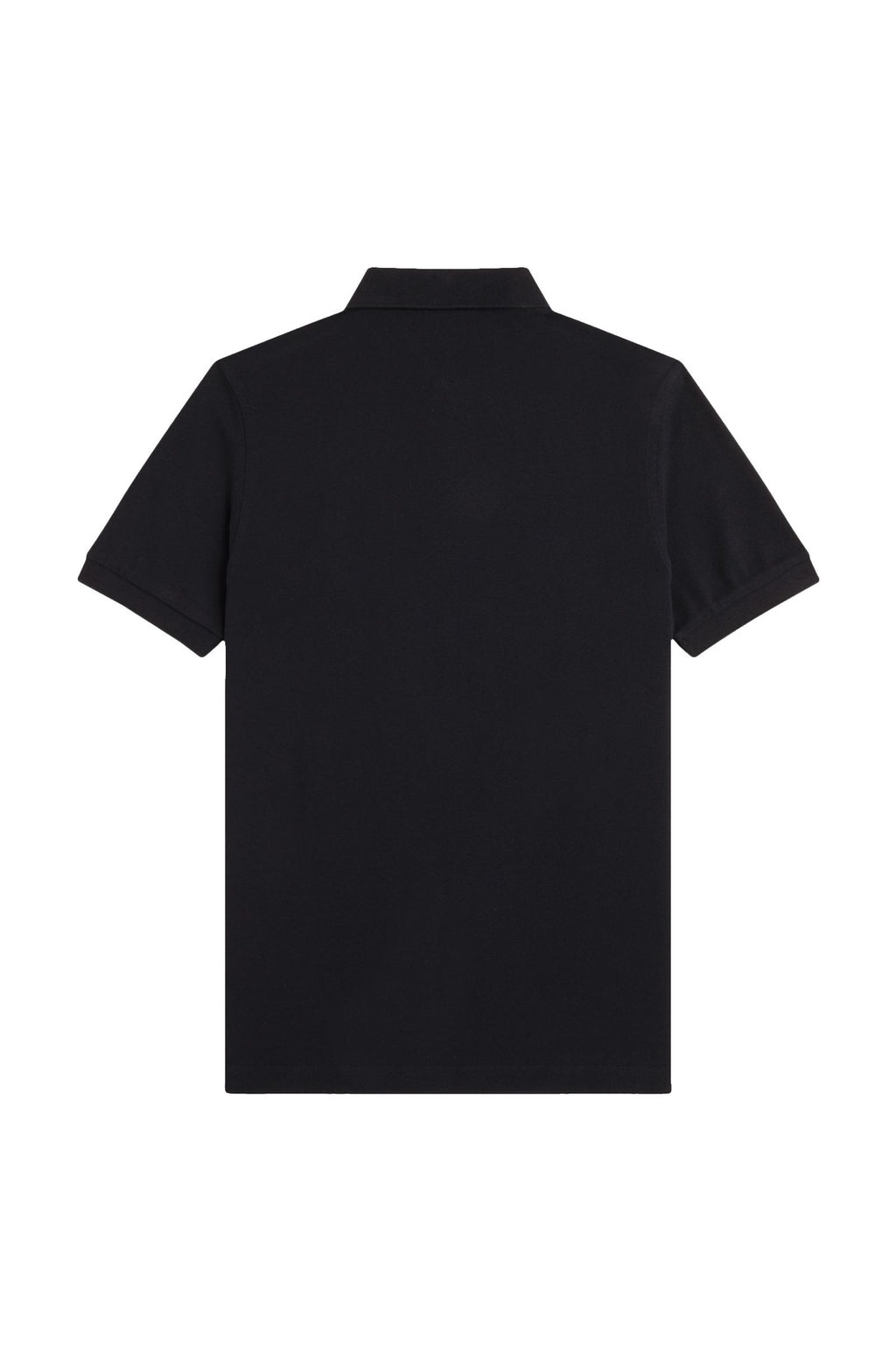 Fred Perry Slim Fit Plain Polo Black / Dark Caramel