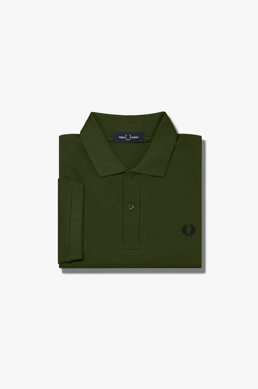 Fred Perry Slim Fit Plain Polo Uniform Green / Black