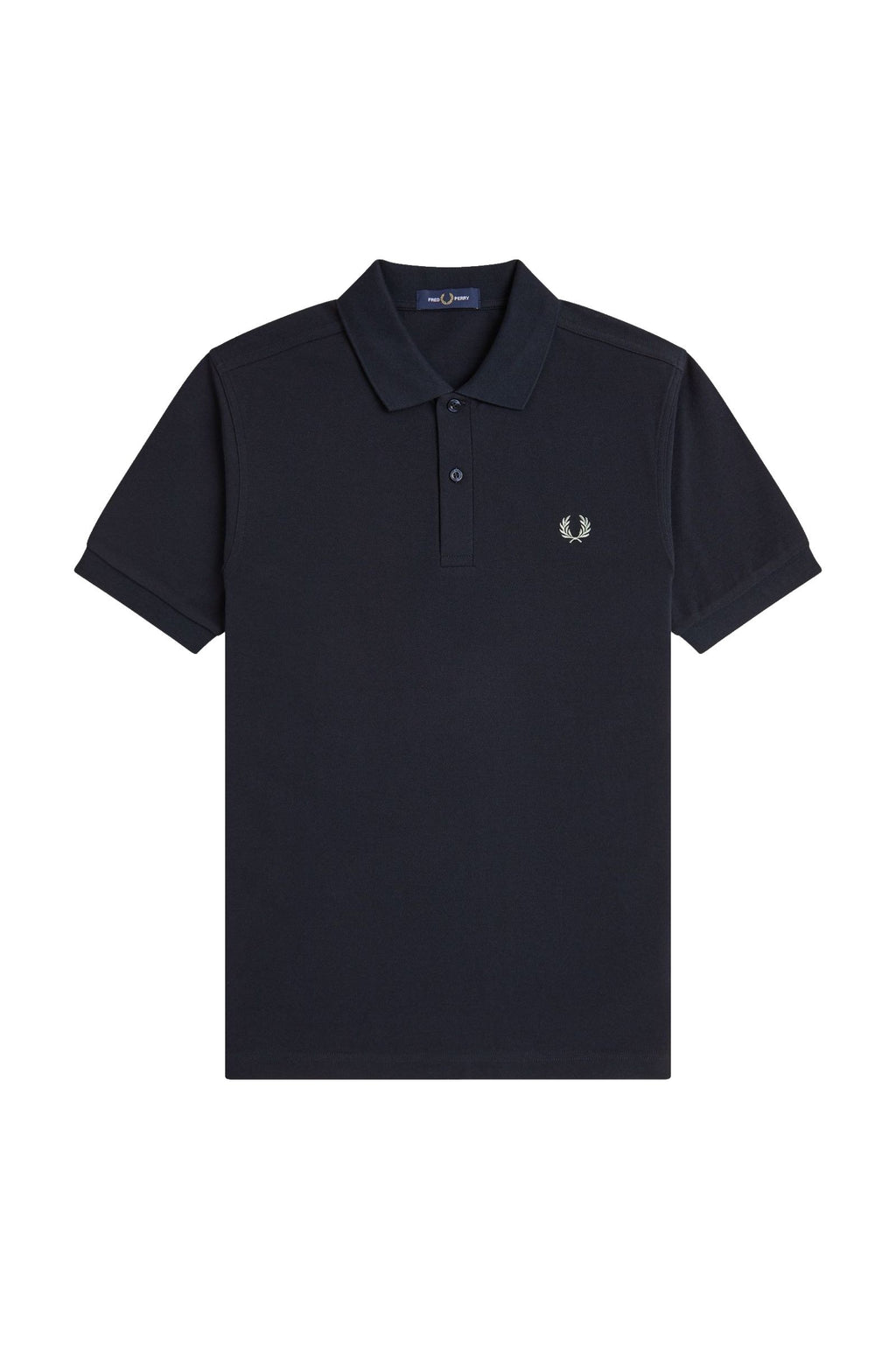 Fred Perry Slim Fit Plain Polo Navy / Seagrass