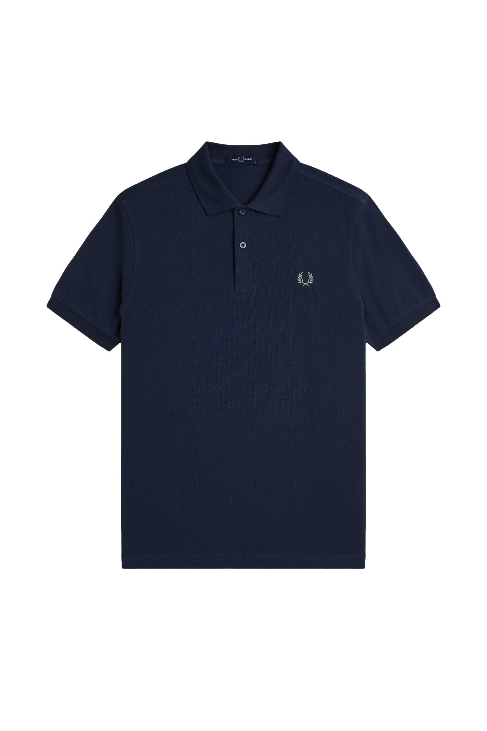 Fred Perry Slim Fit Plain Polo Dark Airforce / Bay Leaf