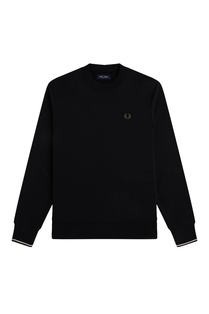 Fred Perry Sudadera Cuello Redondo M7535 Black
