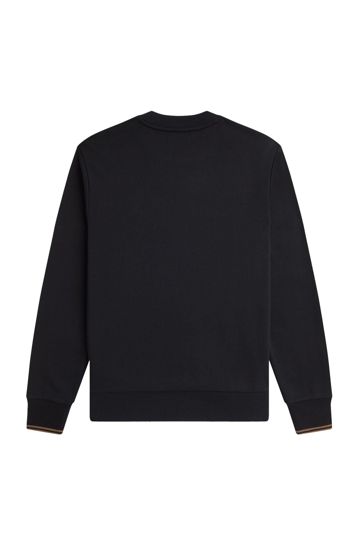 Fred Perry Crew Neck Sweatshirt Black / Shaded Stone