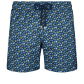 Vilebrequin Mahina Ultra-light and Packable Swimwear Micro Rainbow Turtles Navy
