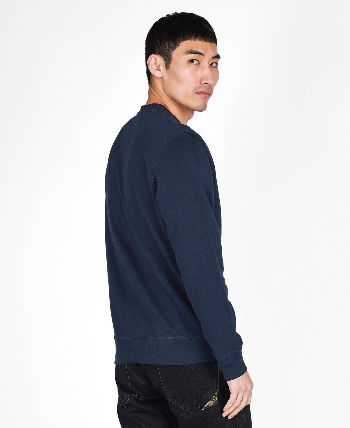 Barbour International Large Logo Sweatshirt Navy