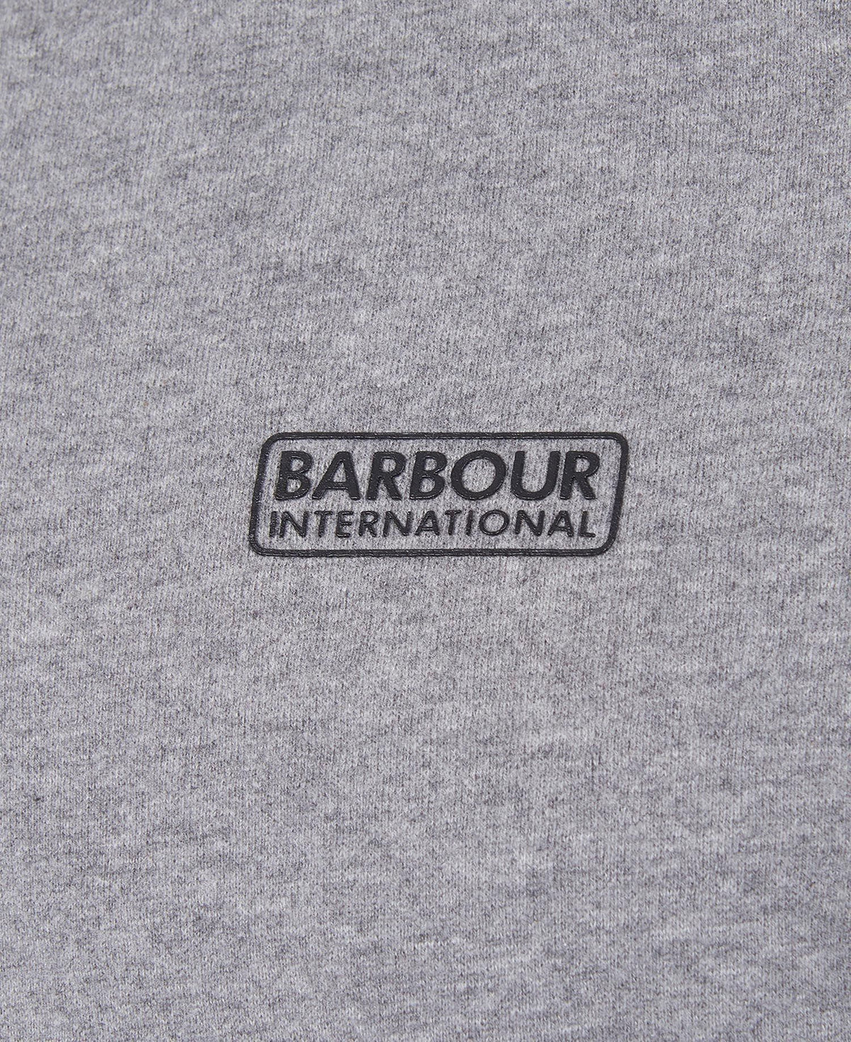 Barbour International Essential Half Zip Sweatshirt Anthracite Marl