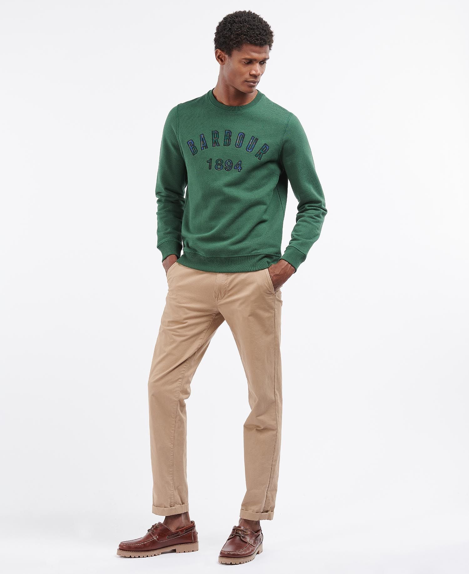 Barbour Affiliate Crew Sweat Sycamore
