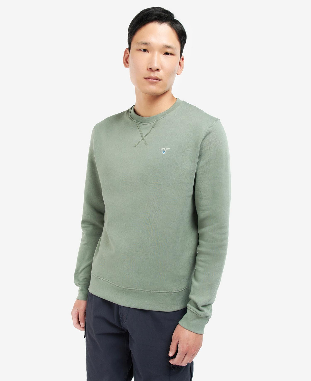Barbour Ridsdale Crew-Neck Sweatshirt Agave Green