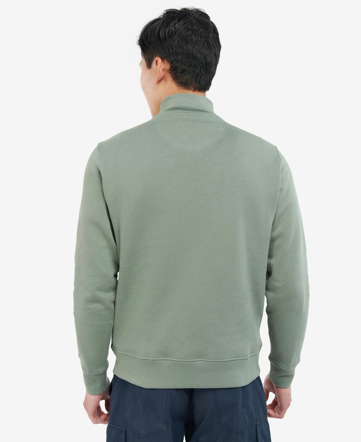 Barbour Pullover Rothley Half Zip Agave Green