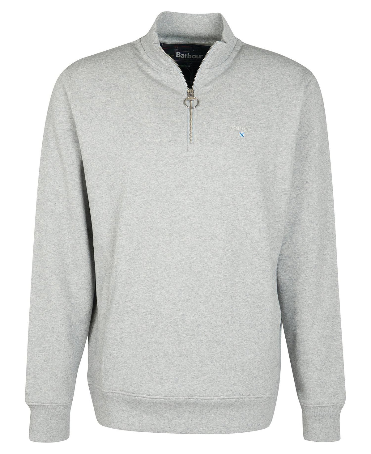 Barbour Pullover Rothley Half Zip Grey Marl
