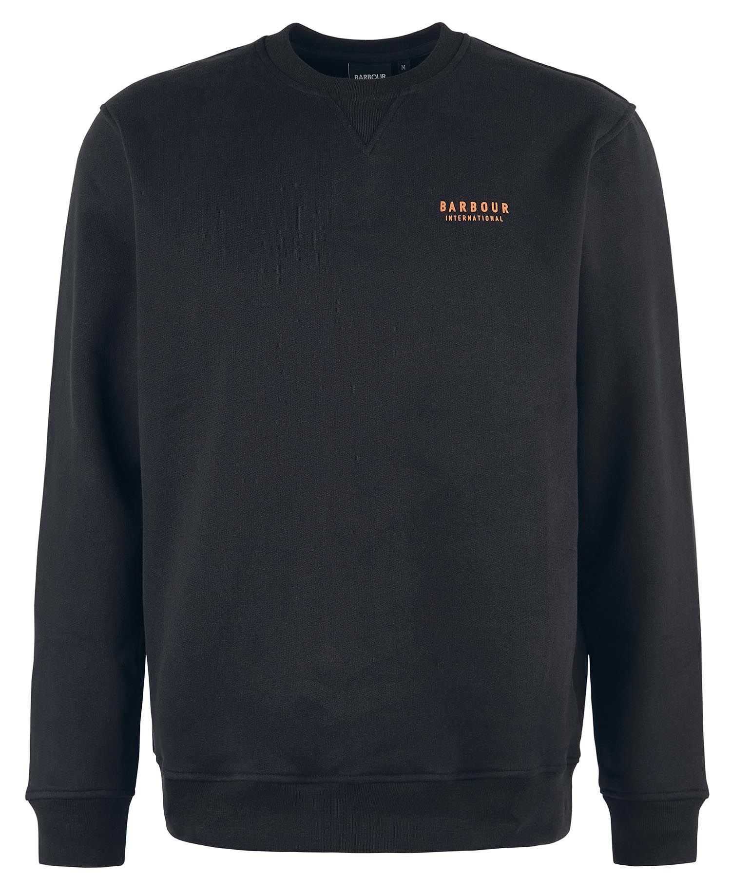 Barbour International Charlton Crew Neck Sweatshirt Classic Black