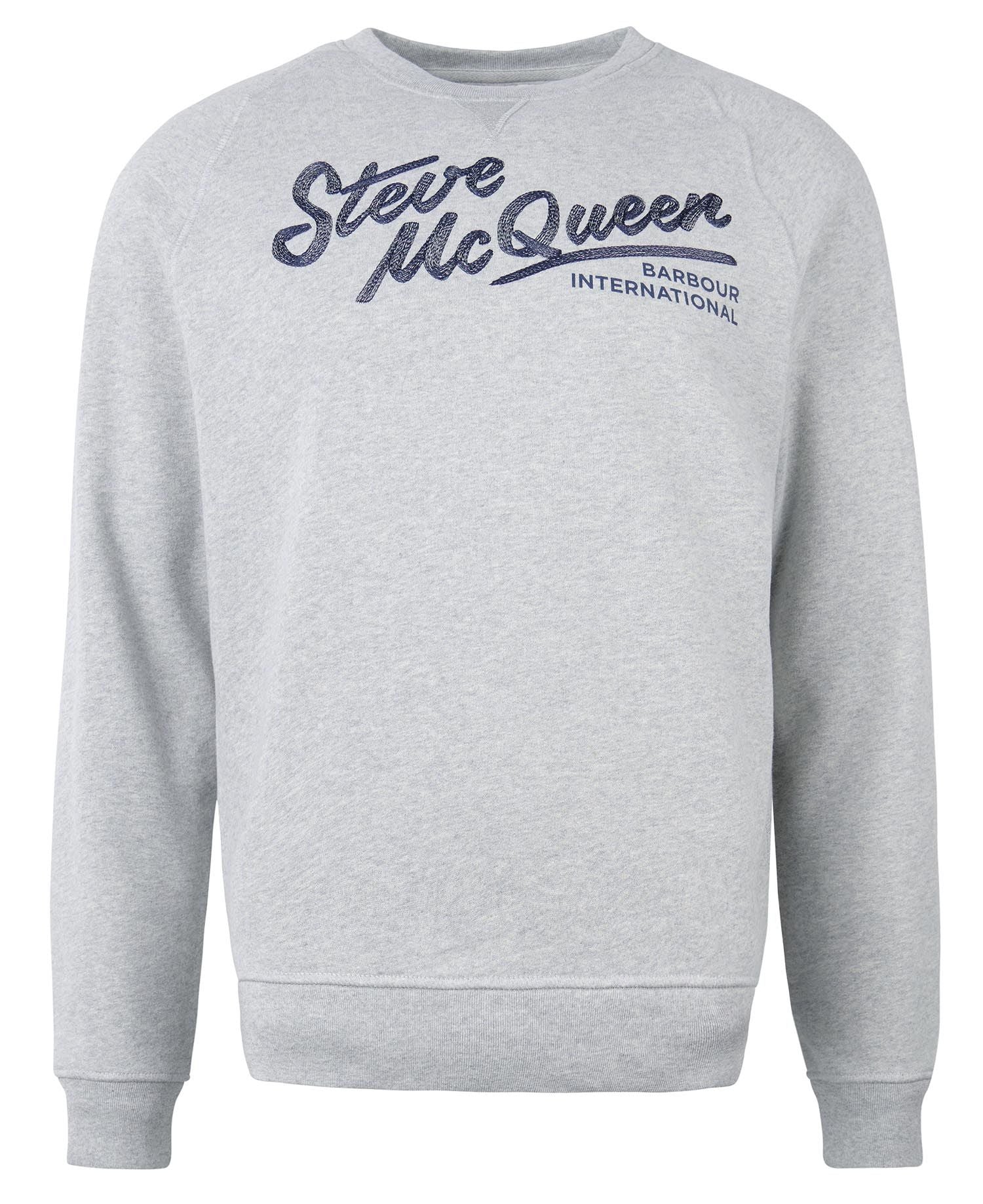 Barbour International Frankie Crew Neck Sweatshirt Grey Marl