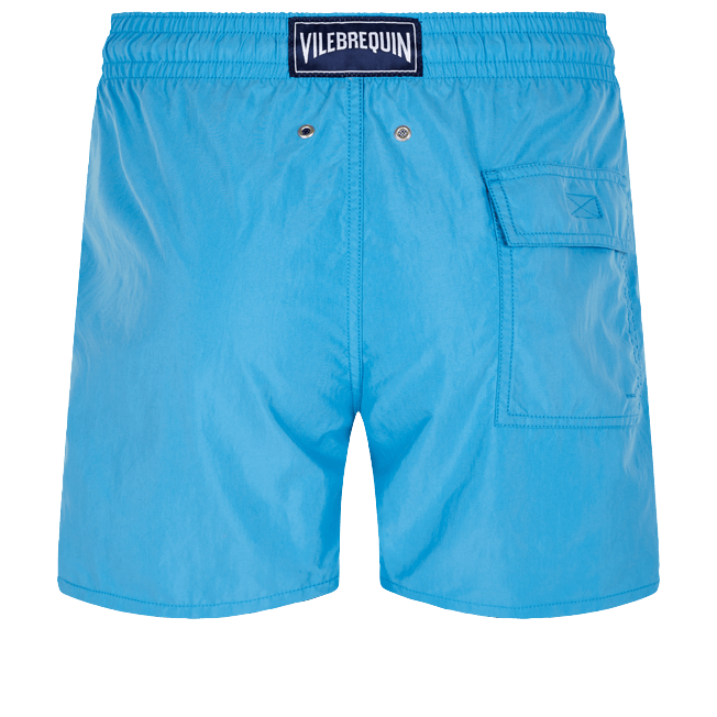 Vilebrequin Moorea Swim Short Solid Star Anise Blue