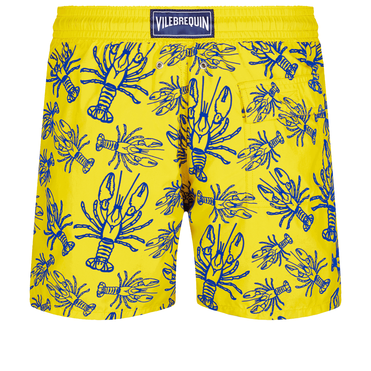 Vilebrequin Moorea Swim Shorts Lobster Flocked Mimosa