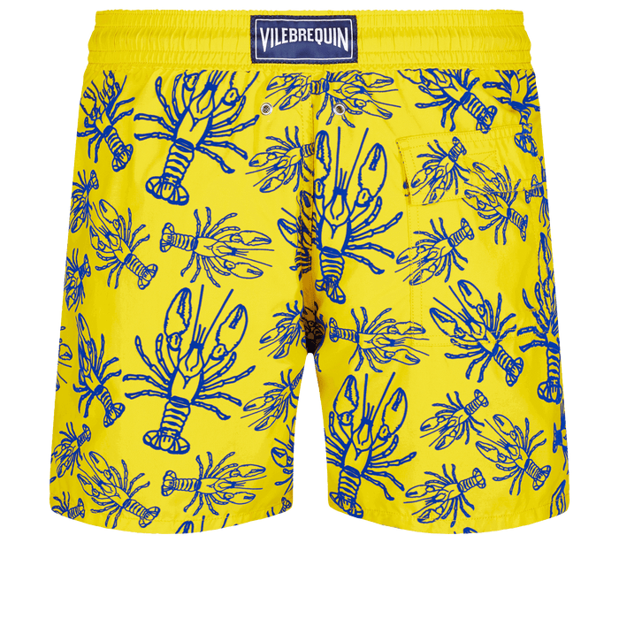 Vilebrequin Moorea Swim Shorts Lobster Flocked Mimosa