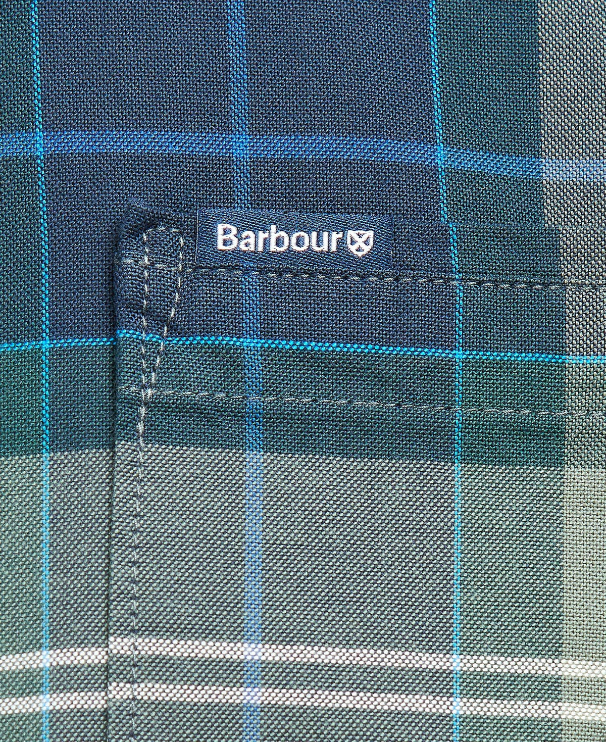 Barbour Lewis Tailored Shirt Kielder Blue Tartan