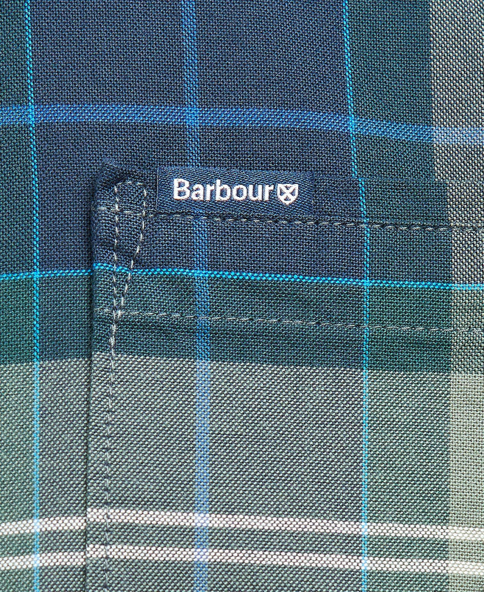 Barbour Lewis Tailored Shirt Kielder Blue Tartan