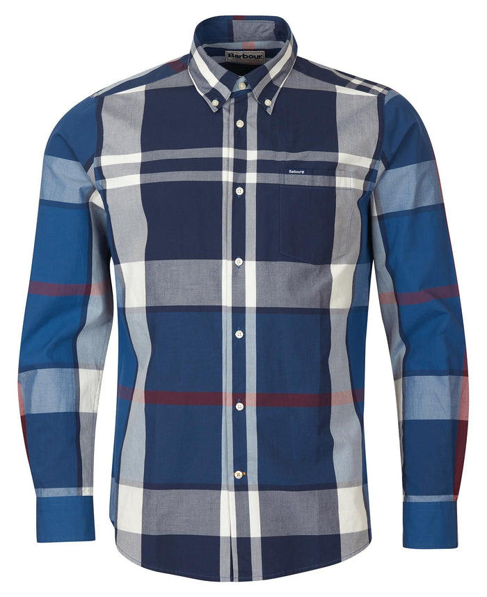 Barbour Harris Tailored Shirt Summer Navy