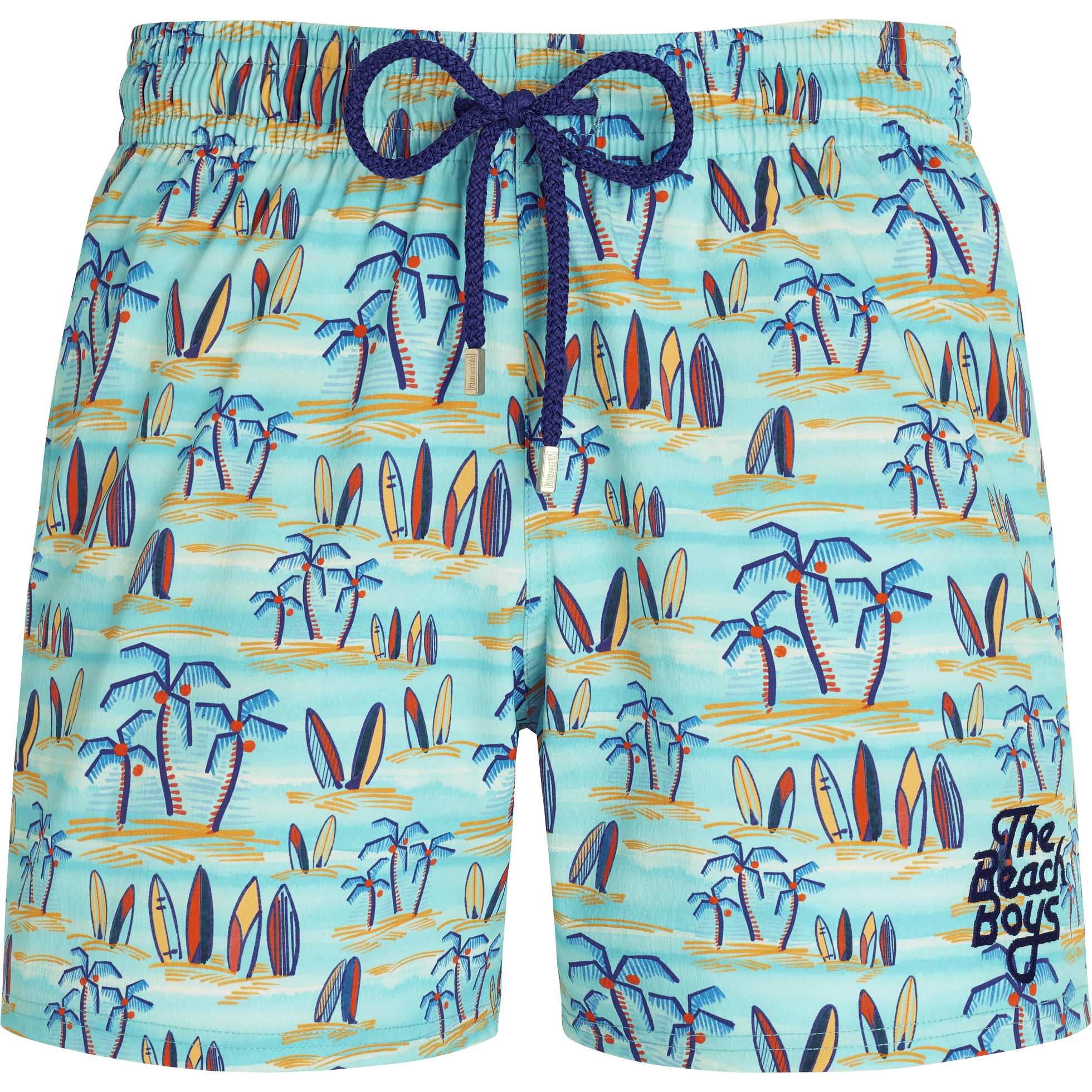 Vilebrequin Moorise Stretch Swimwear Palms x The Beach Boys