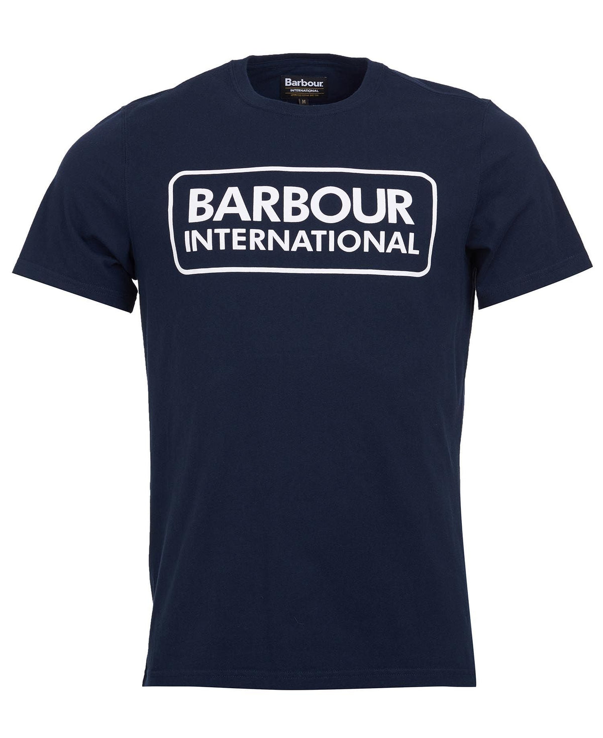 Barbour International Essential Large Logo T-Shirt Navy