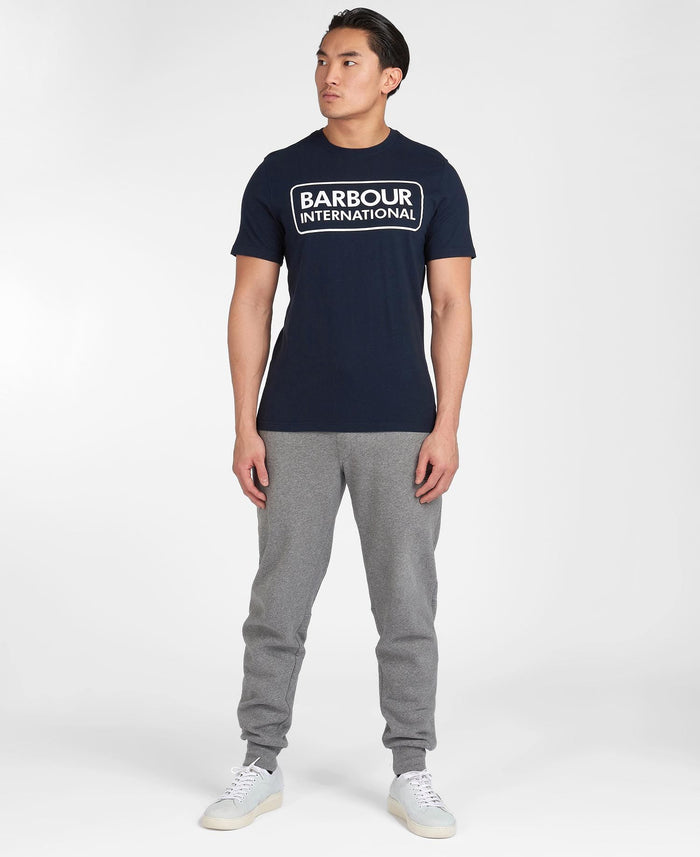 Barbour International Essential Large Logo T-Shirt Navy