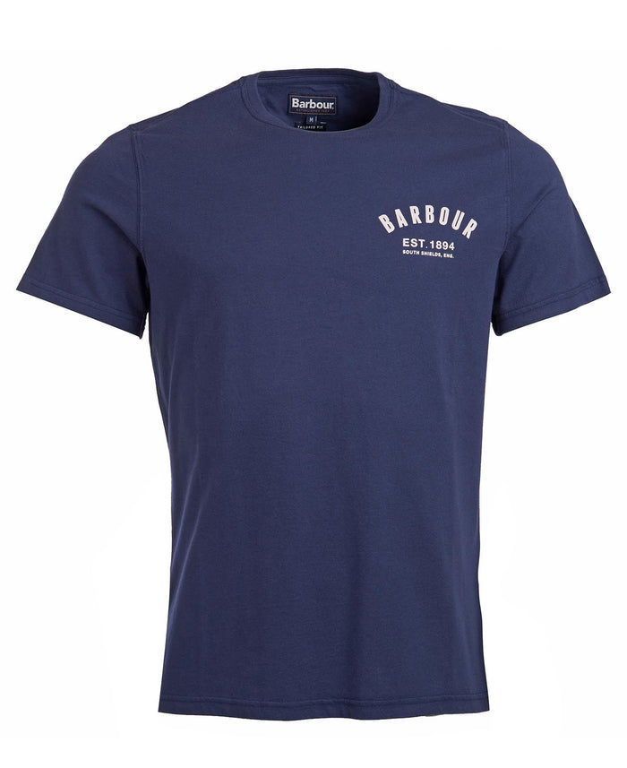 Barbour Preppy T-Shirt Tee New Navy