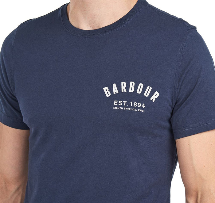 Barbour Preppy T-Shirt Tee New Navy