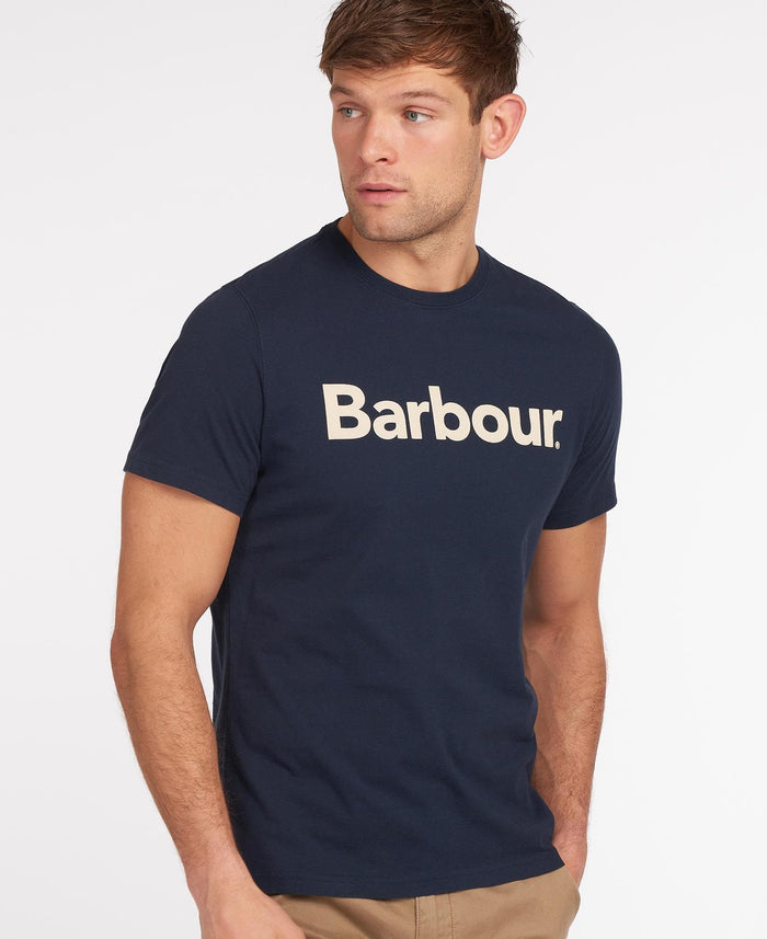 Barbour Logo T-Shirt New Navy