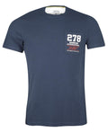 Barbour International SMQ Wing T-Shirt Navy