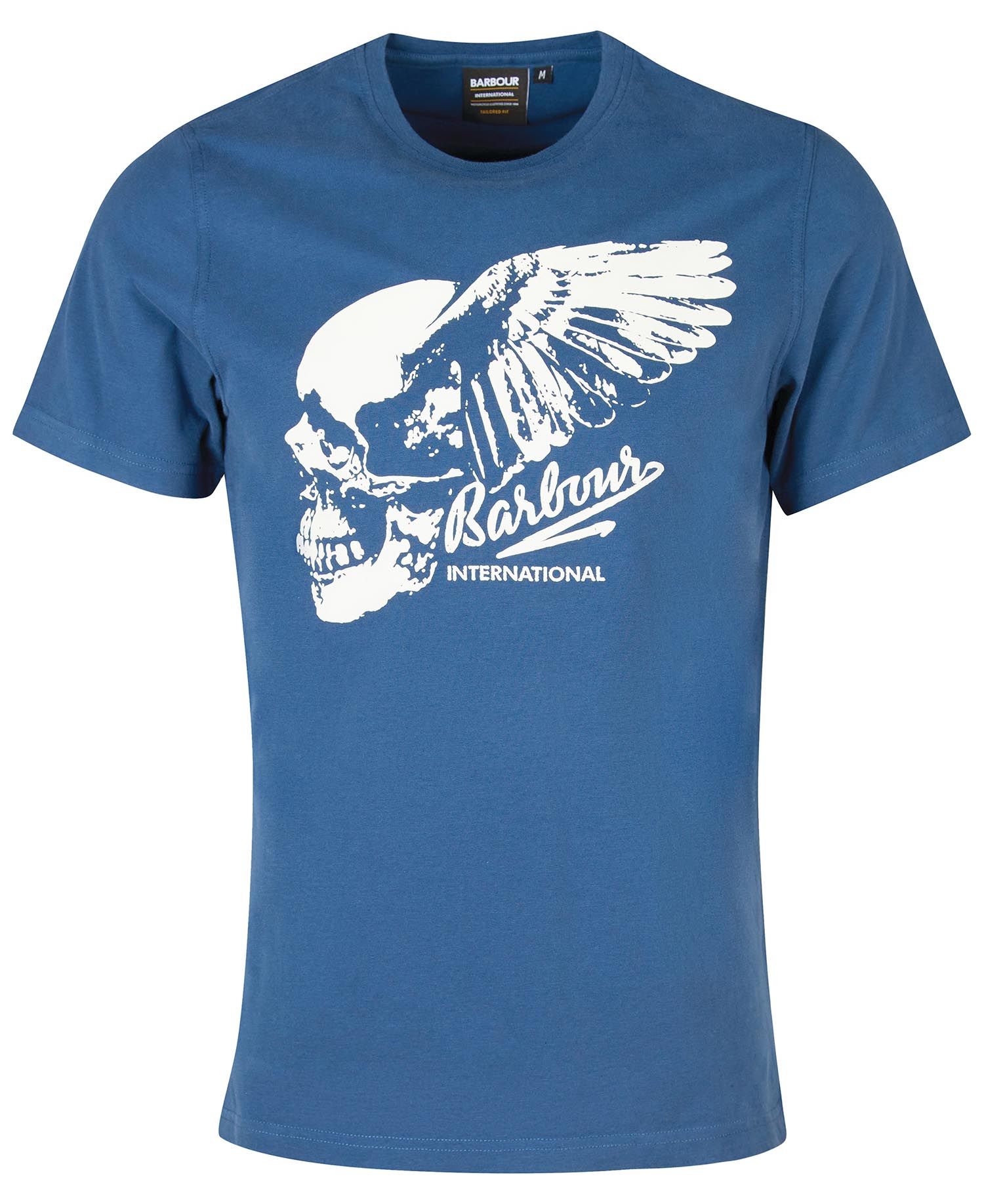 Barbour International Vantage Graphic-Print T-Shirt Insignia Blue