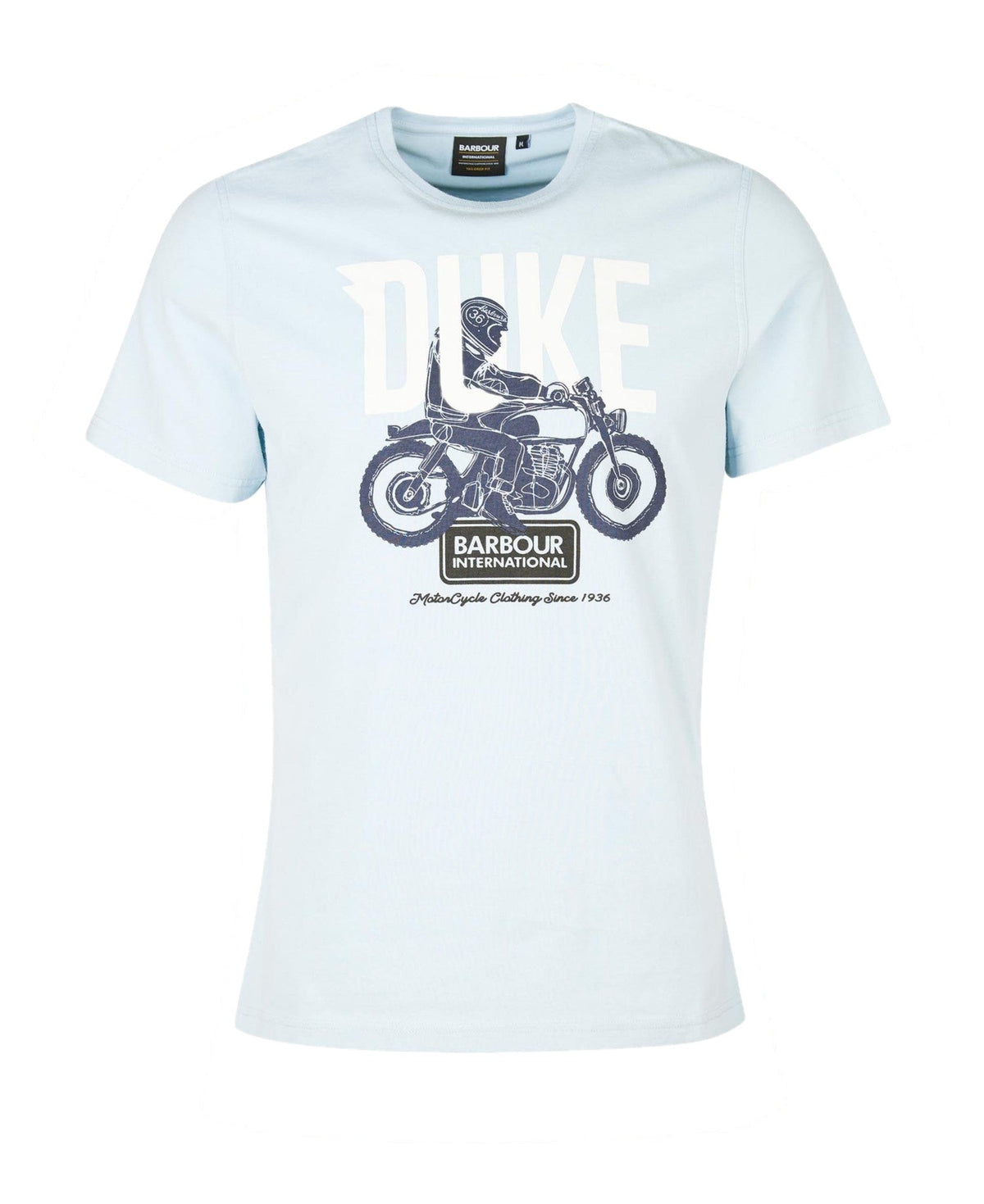 Barbour International Thrift Graphic-Print T-Shirt Pale Sky