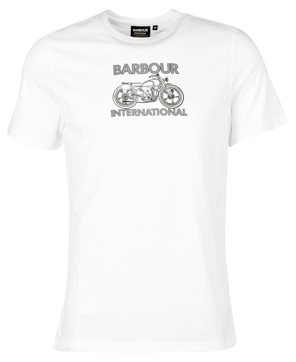 Barbour International Lens Graphic-Print T-Shirt White
