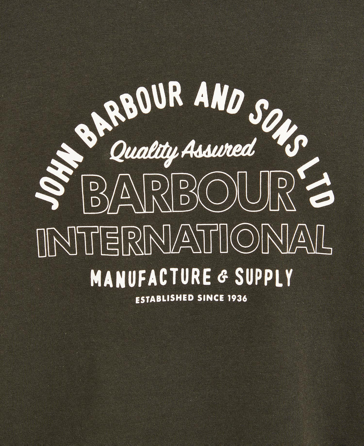 Barbour International Arch T-Shirt Forest Green