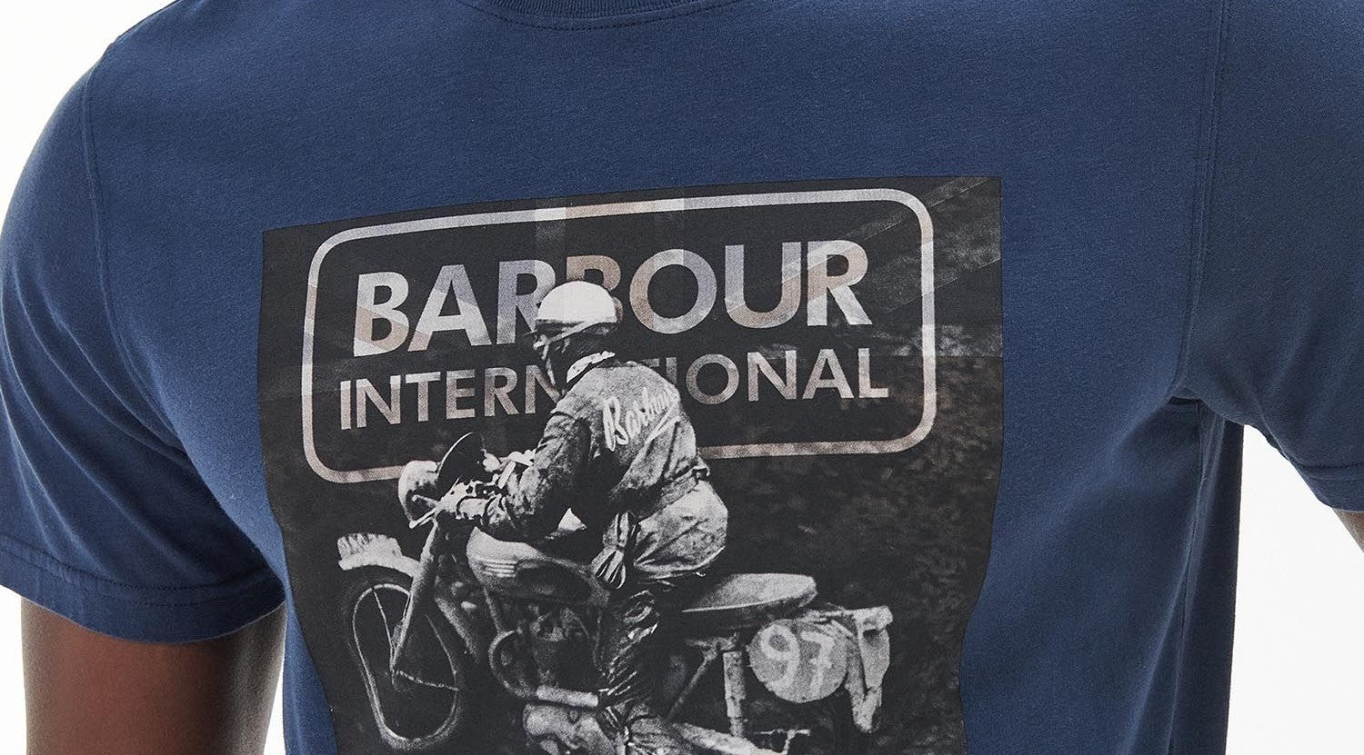 Barbour International Race T-Shirt Oxford Navy