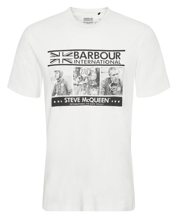 Barbour International Charge T-Shirt Whisper White