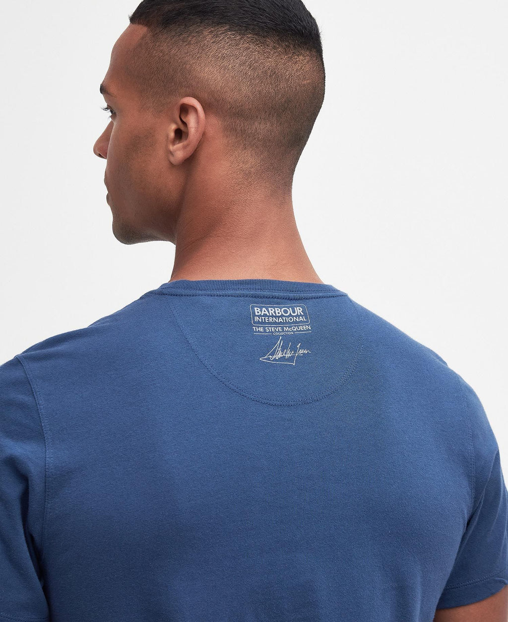 Barbour International Strike T-Shirt Washed Cobalt