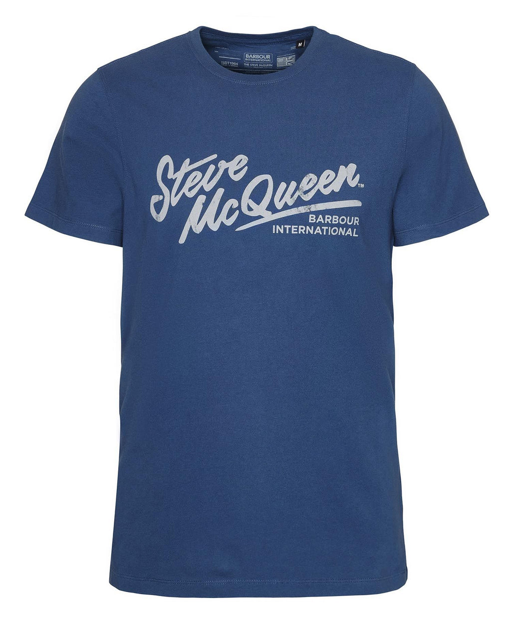 Barbour International Strike T-Shirt Washed Cobalt
