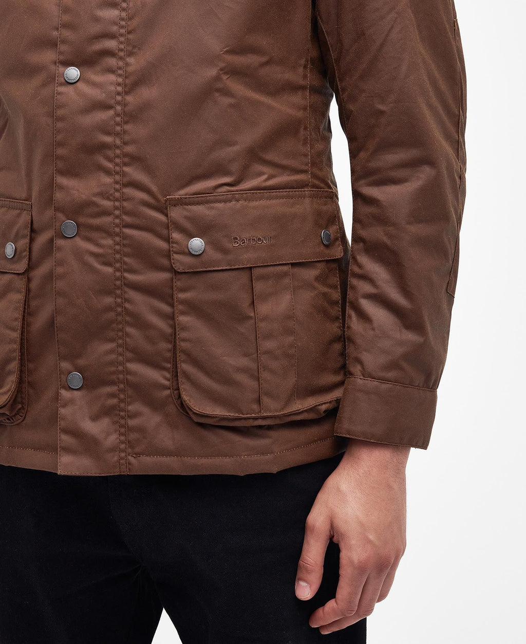 Barbour International Tourer Duke Wax Jacket Bark