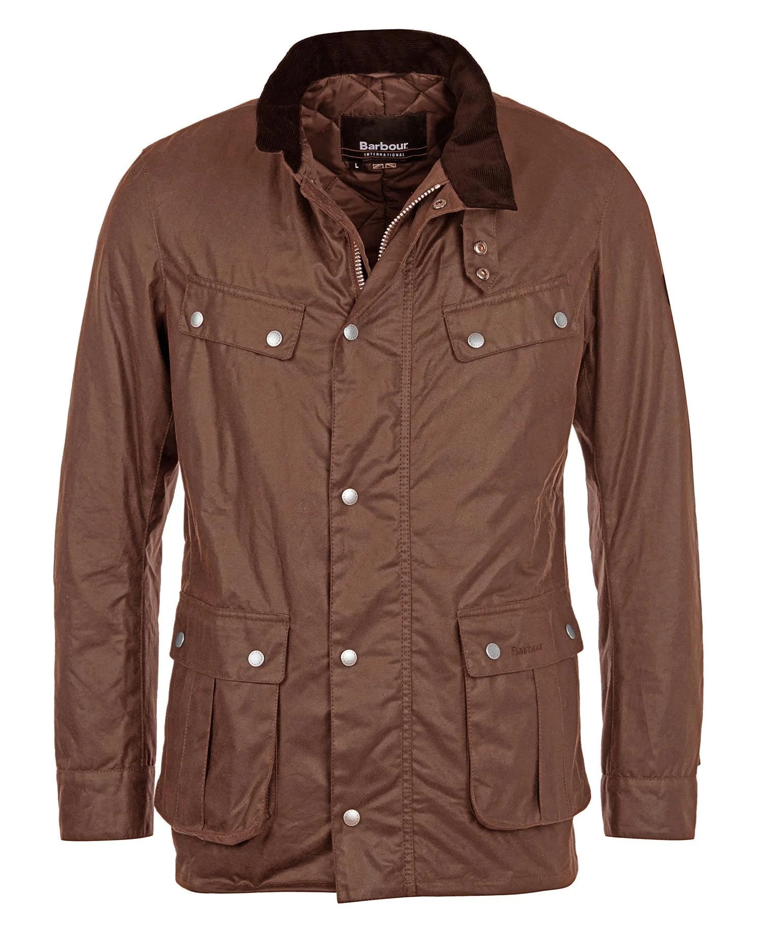 Barbour International Tourer Duke Wax Jacket Bark