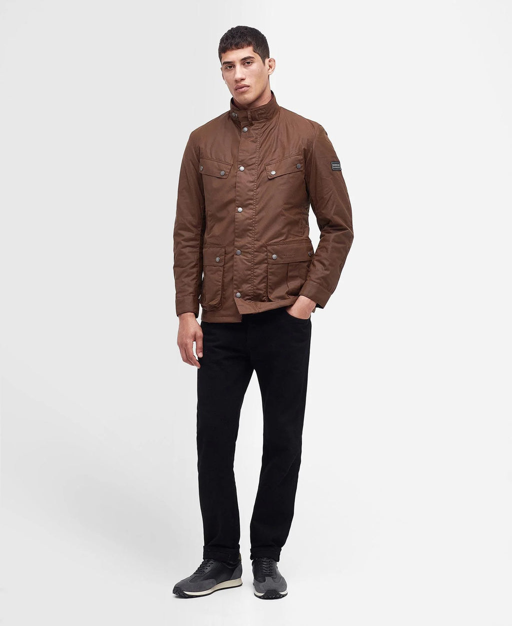 Barbour International Tourer Duke Wax Jacket Bark