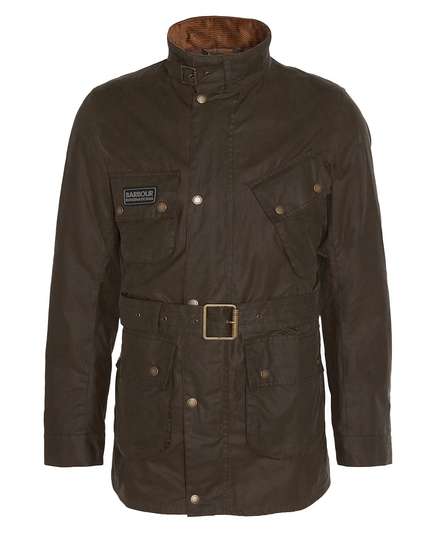 Barbour International Tourer Slim Waxed Jacket Beech