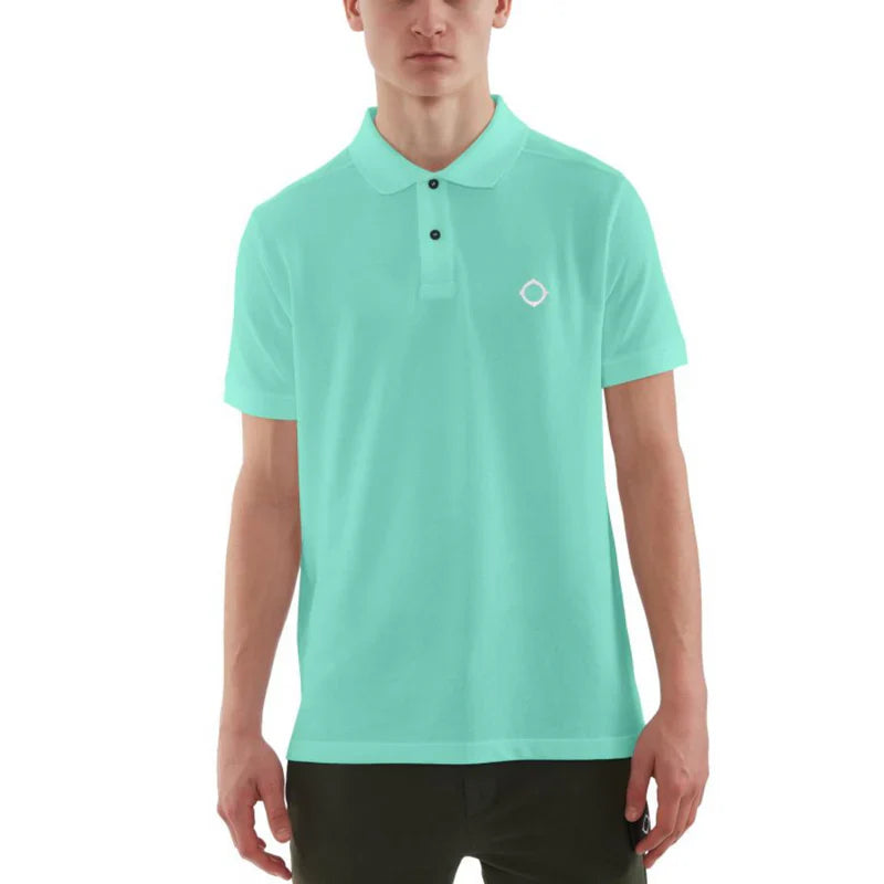 MA.STRUM SS Pique Polo Aquatic