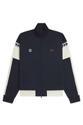 Fred Perry MEYBA Cut And Sew Track Jacket Navy