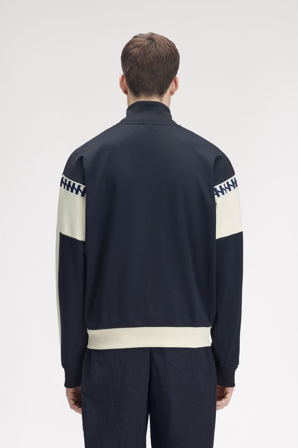 Fred Perry MEYBA Cut And Sew Track Jacket Navy