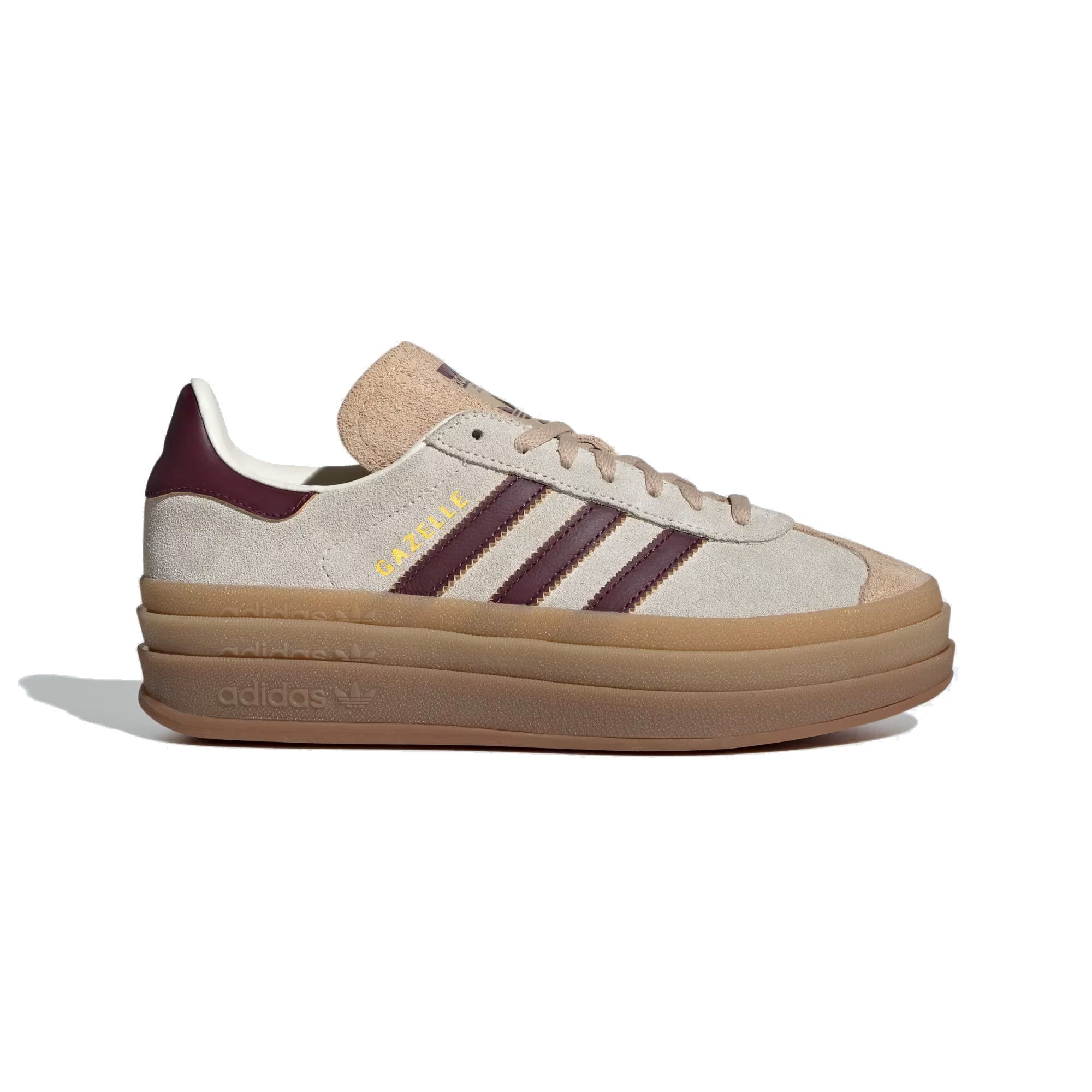 Adidas Gazelle Bold JQ5127 Cream White / Maroon / Magic Beige