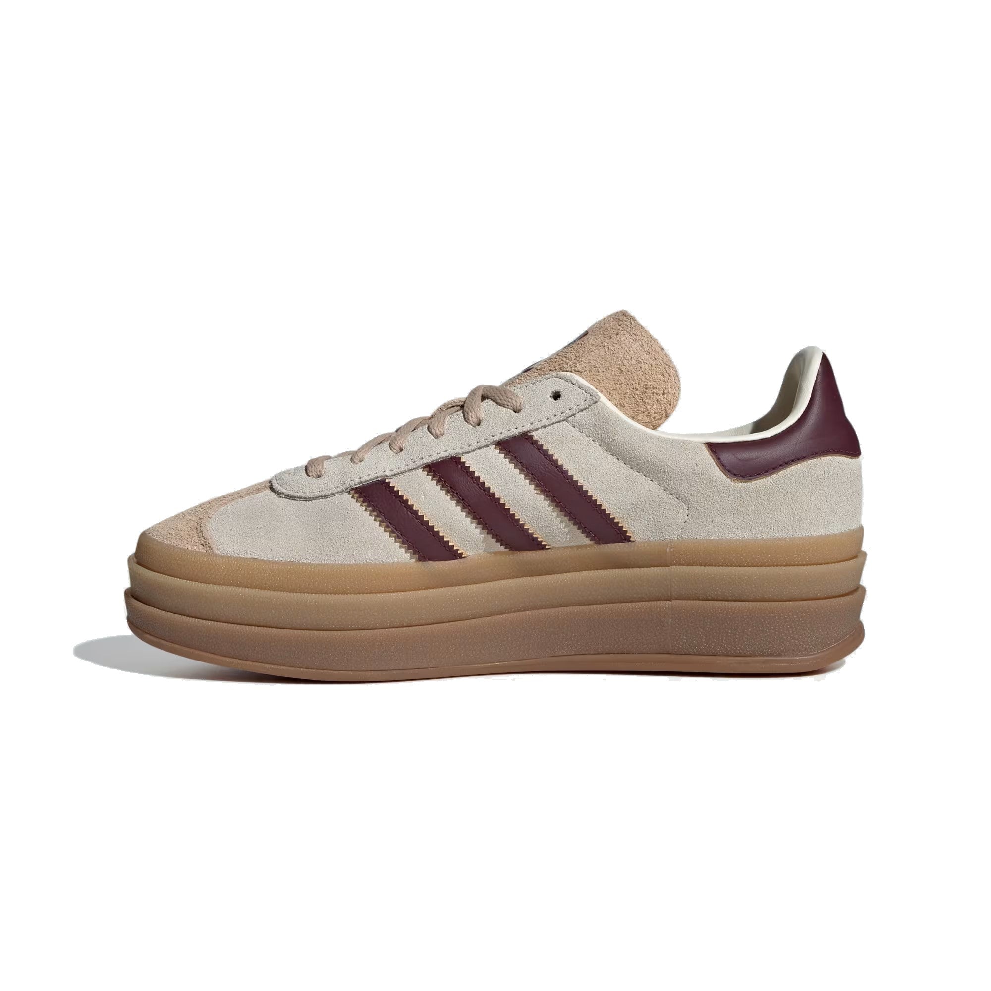 Adidas Gazelle Bold JQ5127 Cream White / Maroon / Magic Beige